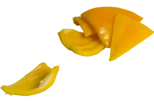 Paprika geel triangle bak 1kg kist 6 stuks